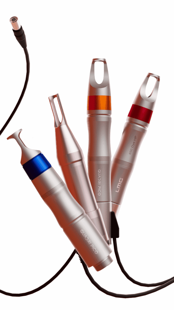 Ponteiras do laser de picossegundos (laser quadri pico) parar tratar cicatriz de acne